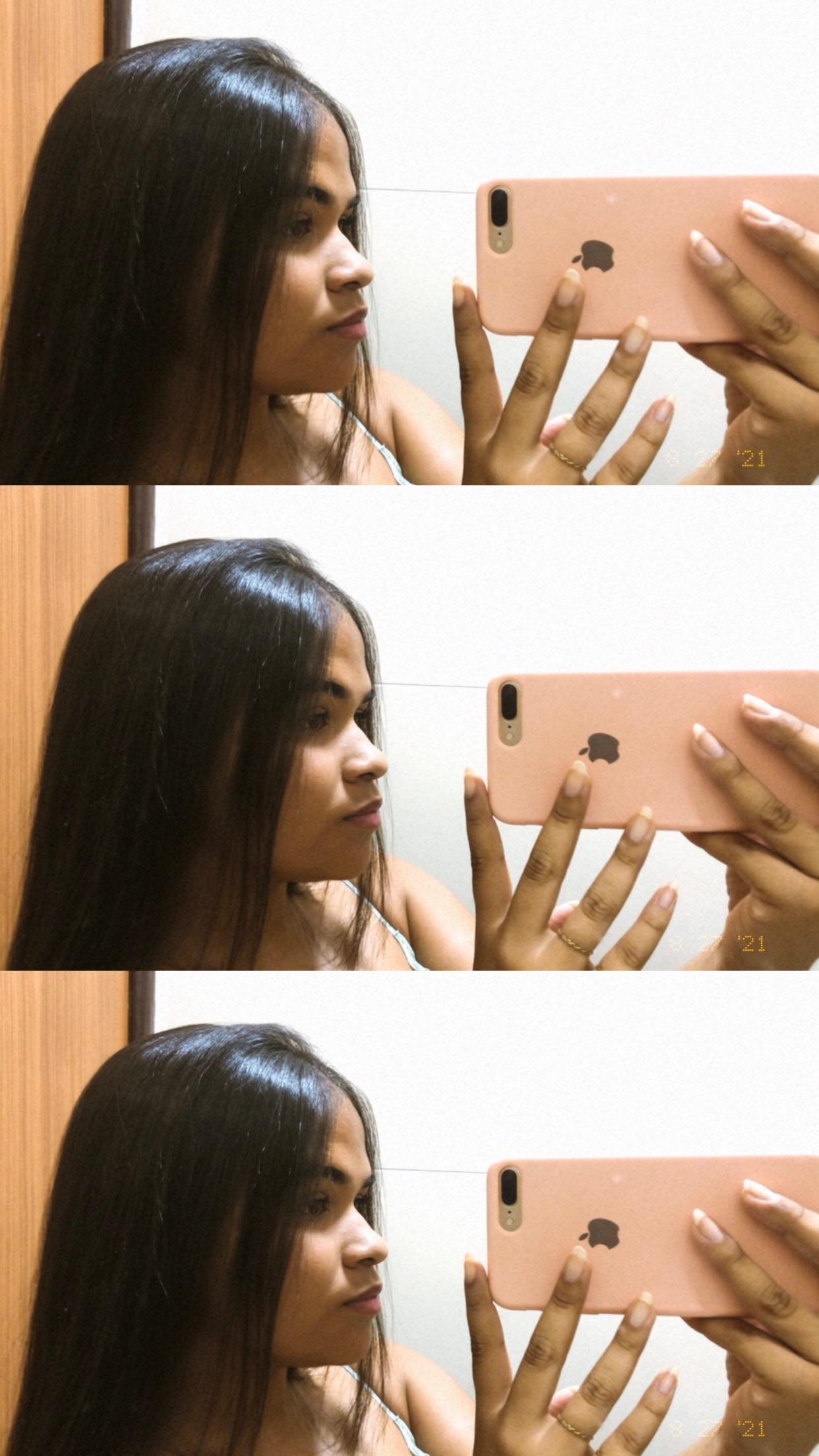 Fotografia dela que representa seu jeito carinhoso